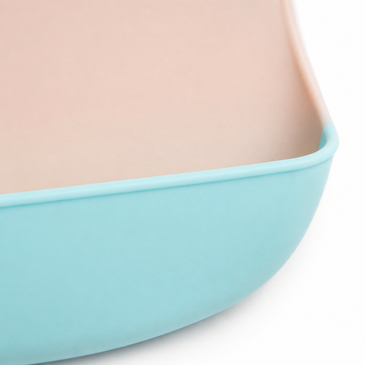 BABY SILICONE BIB SATURDAY PINK