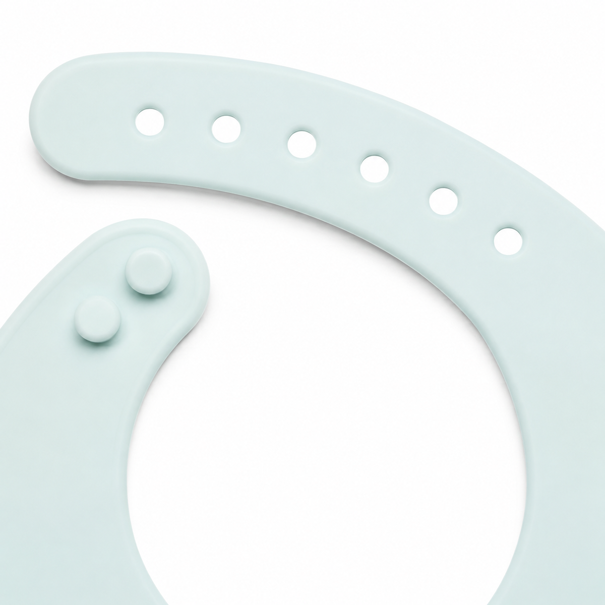 BABY SILICONE BIB TUESDAY GREEN