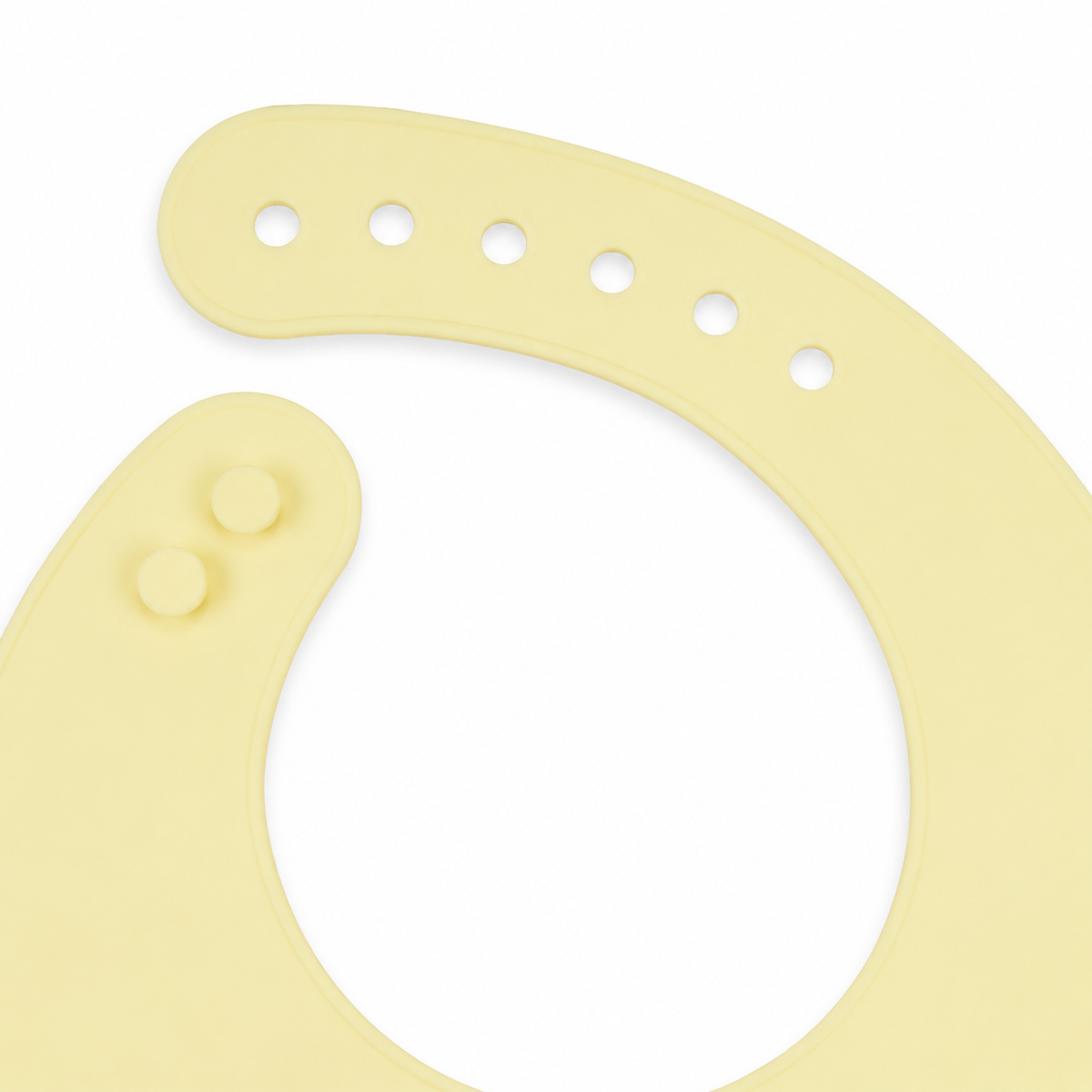 BABY SILICONE BIB TUESDAY YELLOW