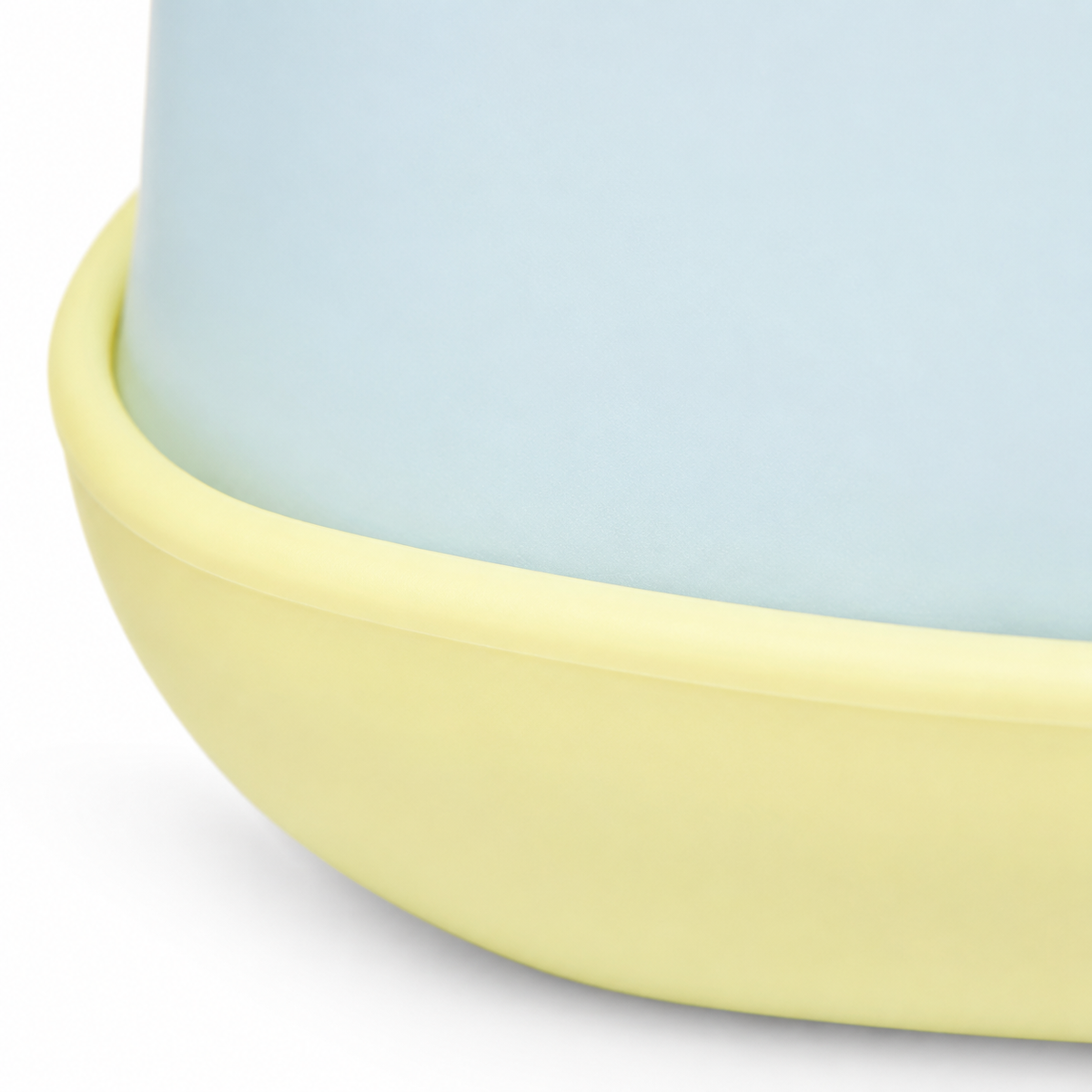BABY SILICONE BIB WEDNESDAY BLUE