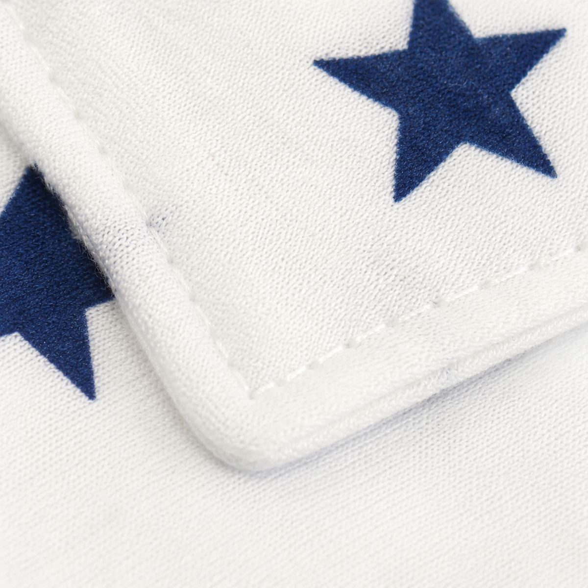 BABY TRIANGLE BIBS PACK COTTON DROOL WITH STAR EMBROIDERY PACK OF 2