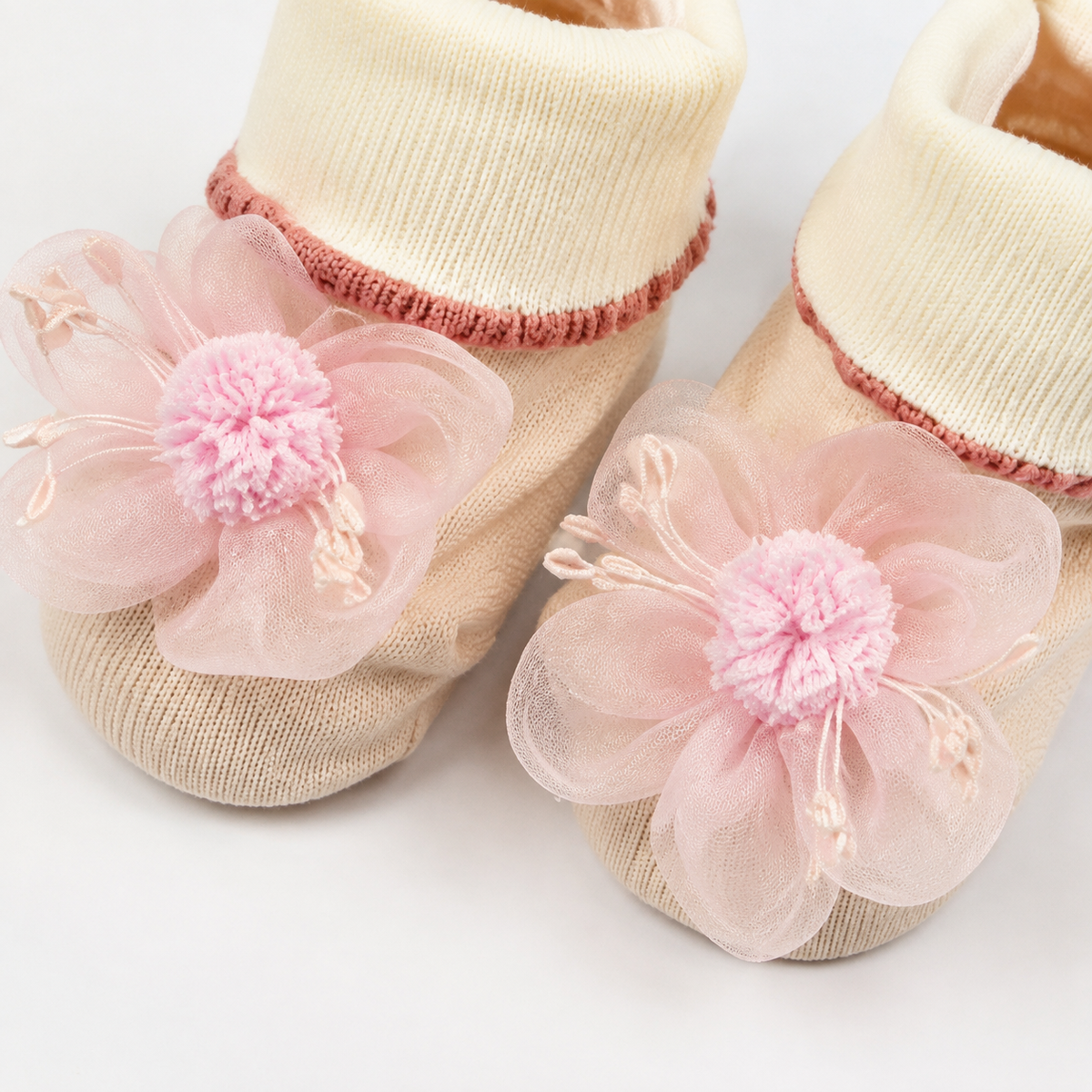 BABY BOOTIES FANCY BABY PINK