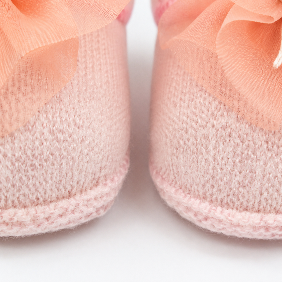 BABY BOOTIES FANCY LIGHT ORANGE