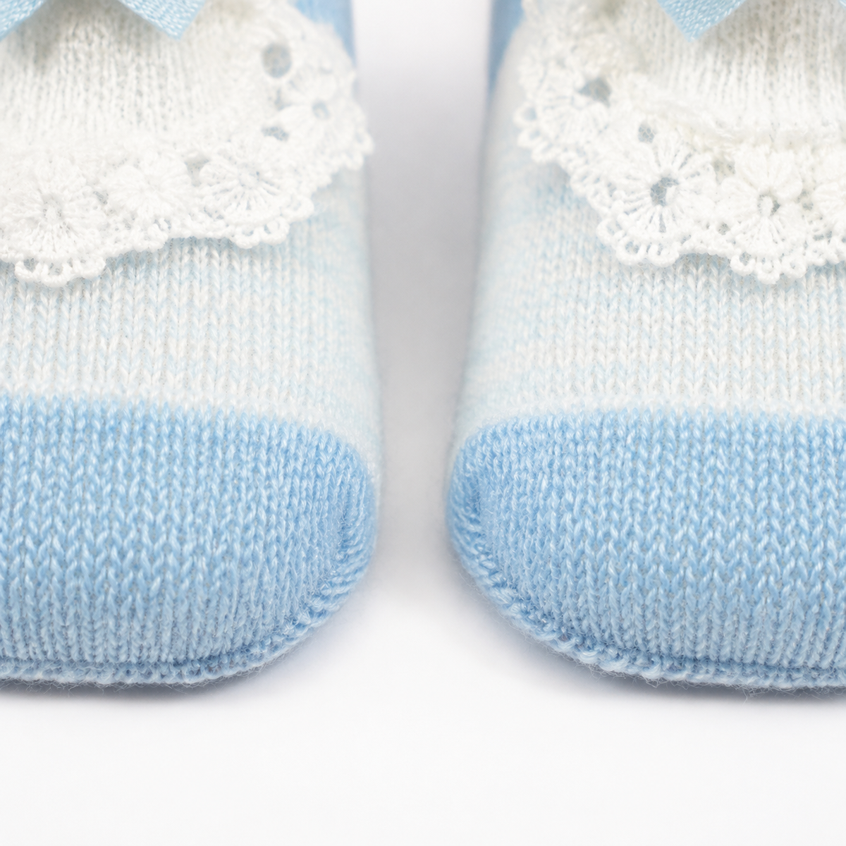 BABY BOOTIES FANCY SKY BLUE