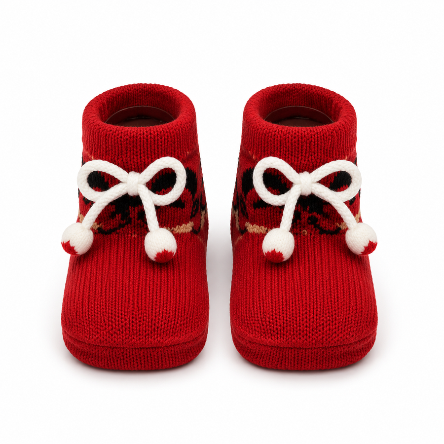 BABY BOOTIES RED SUNNY BABY
