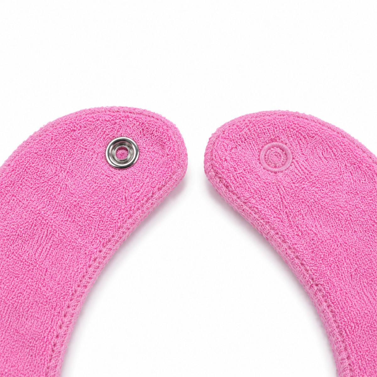 CHINA BABY BIB VELVET ICECREAM PINK