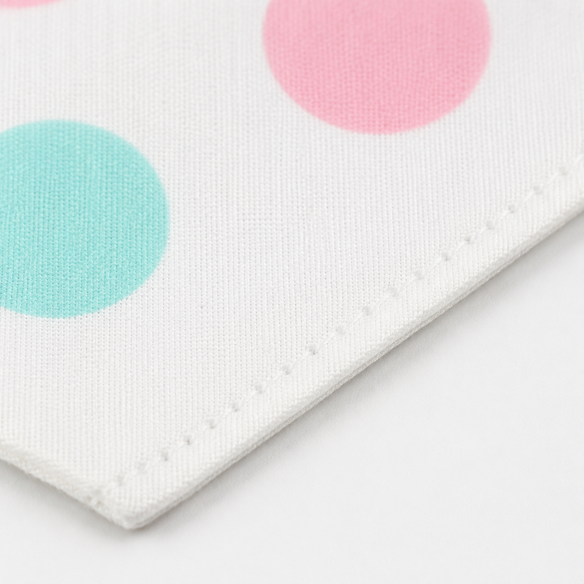 CUTE STAR PATCH BABY TRIANGLE BIBS STRIPED & DOTED MULTI COLOUR COTTON (PACK OF 2)