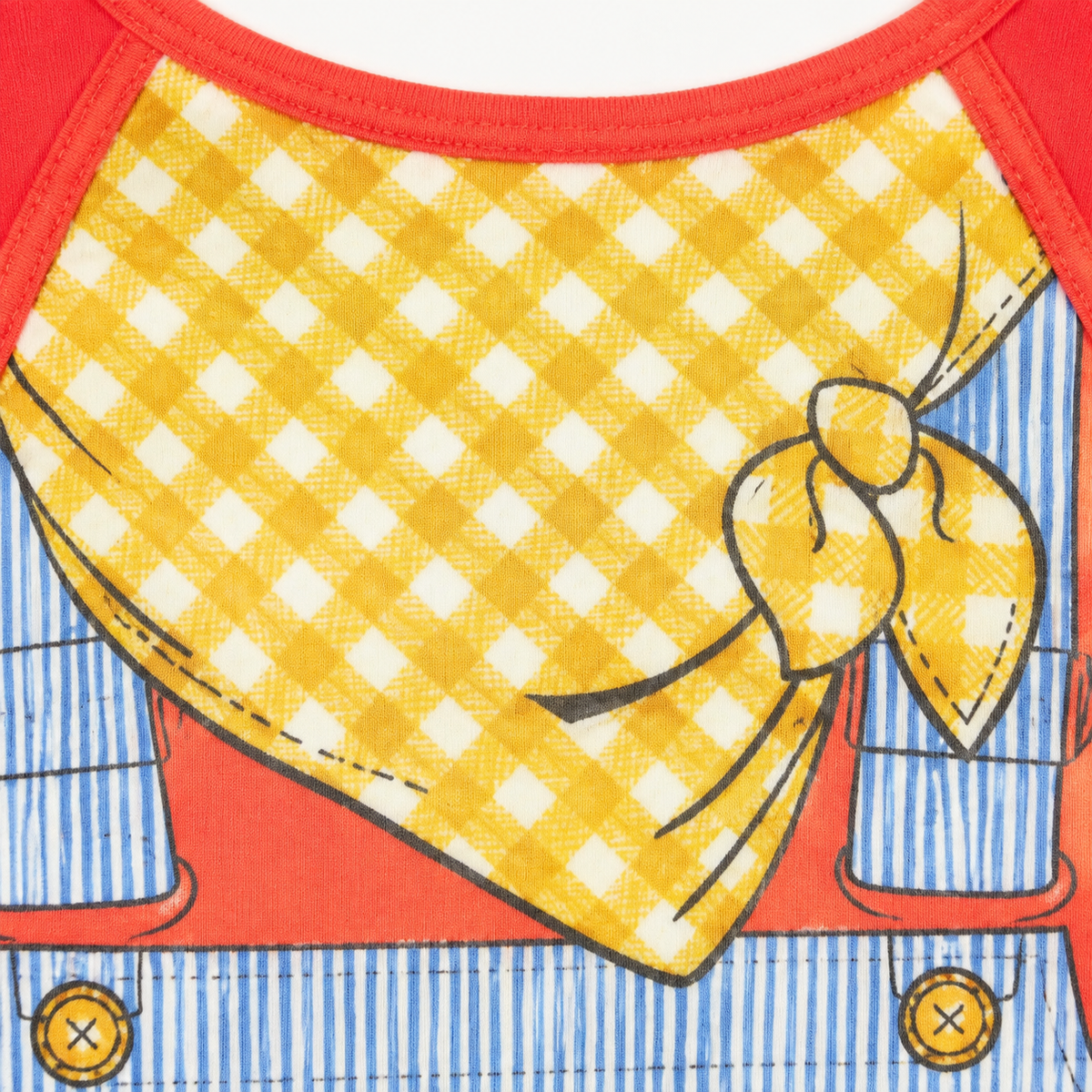DUNGAREE PRINT BABY APRON BIB WATERPROOF FULL COVER