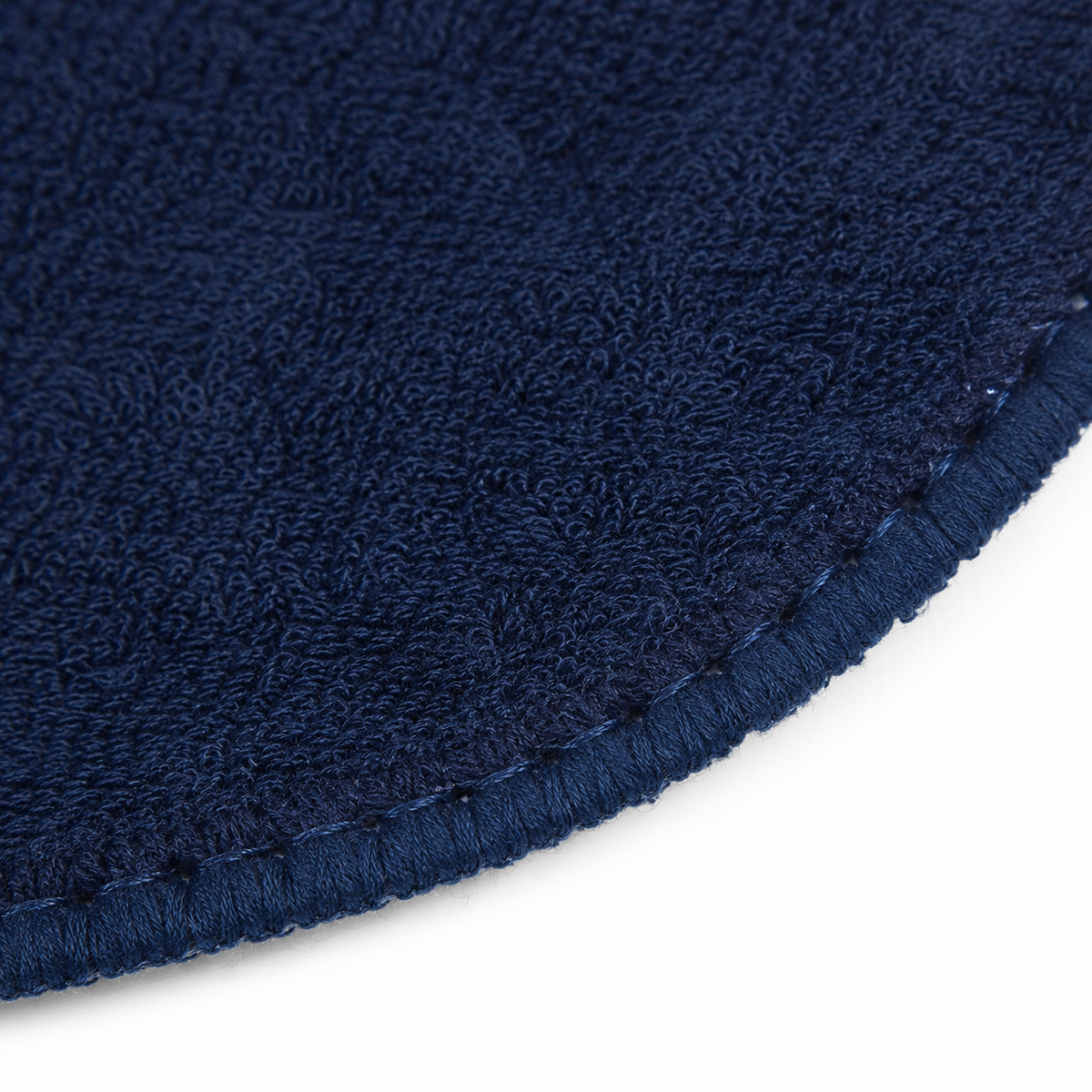CHINA BABY BIB VELVET SHARK BLUE