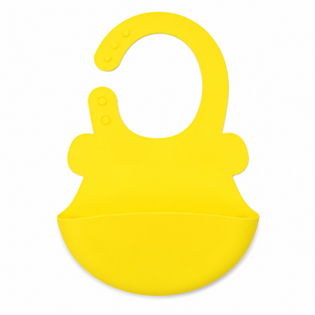 CHINA BABY SILICONE BIB COW YELLOW