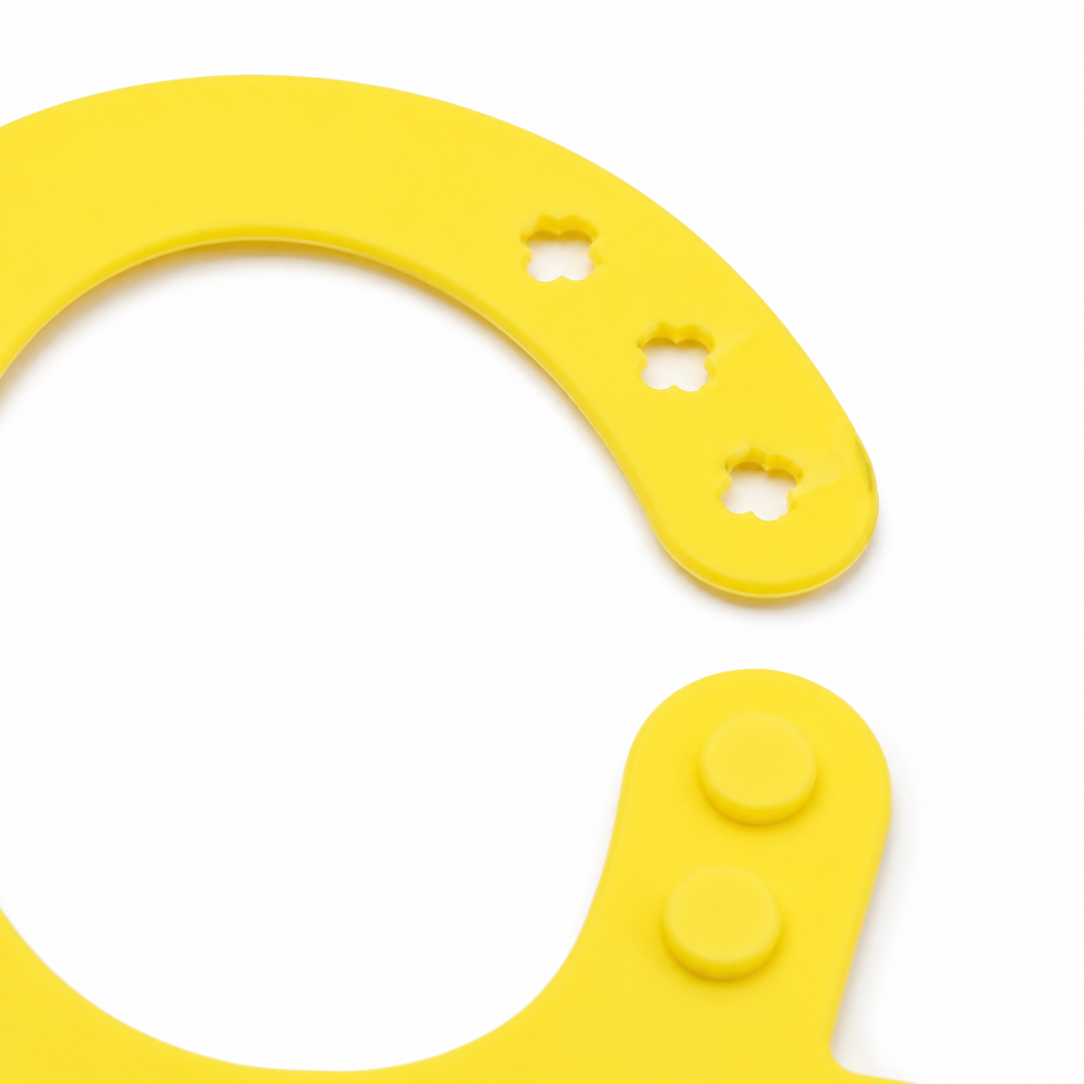 CHINA BABY SILICONE BIB COW YELLOW