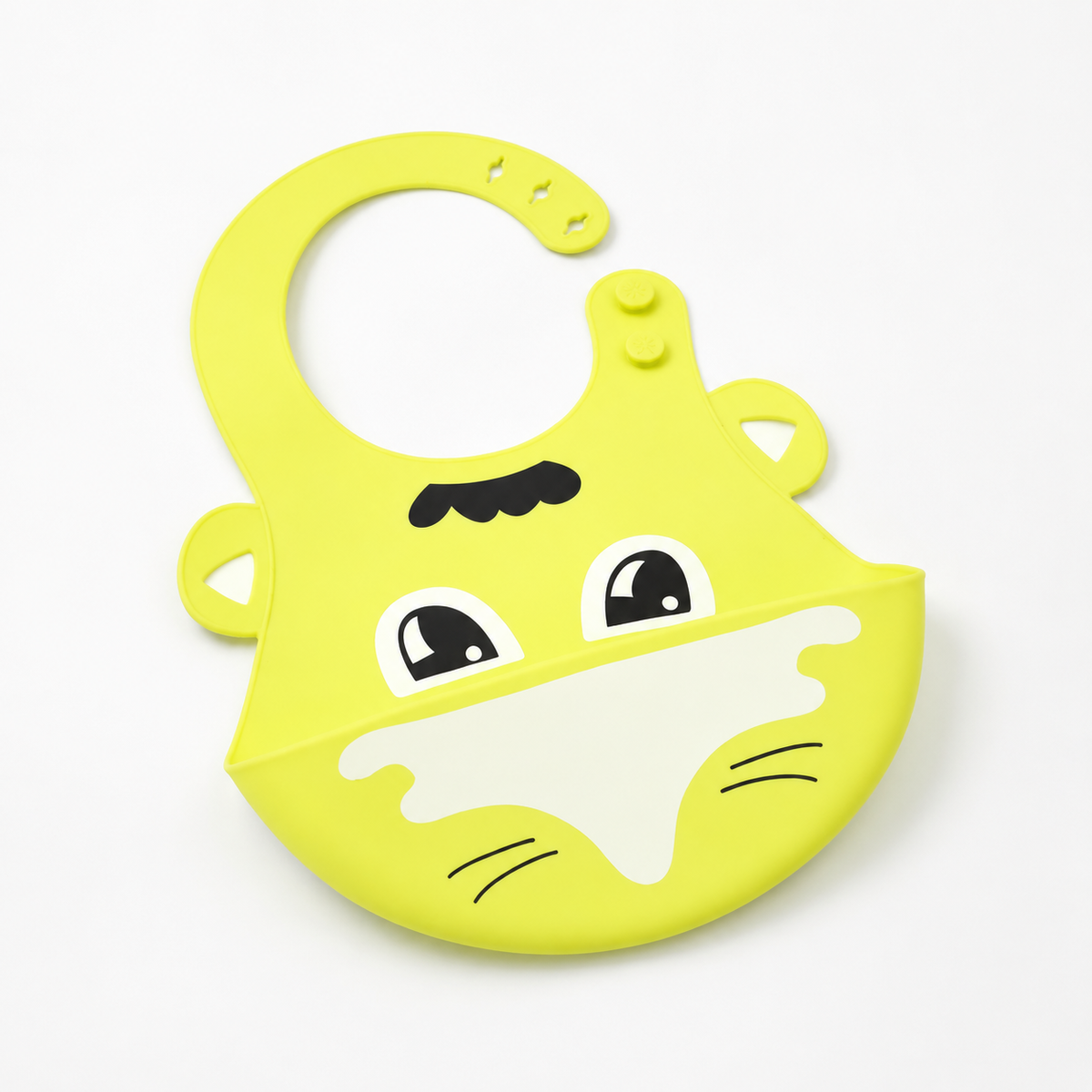 CHINA BABY SILICONE BIB FROG GREEN