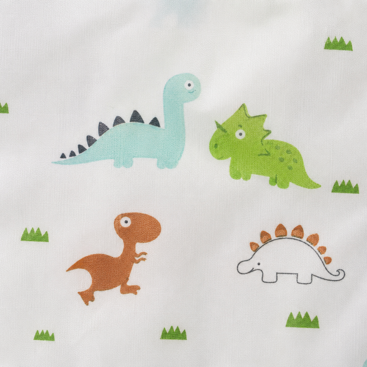 FULL COVERAGE LONG SLEEVE FEEDING BIB FOR BABIES WASHABLE AND WATERPROOF DINO PRINT
