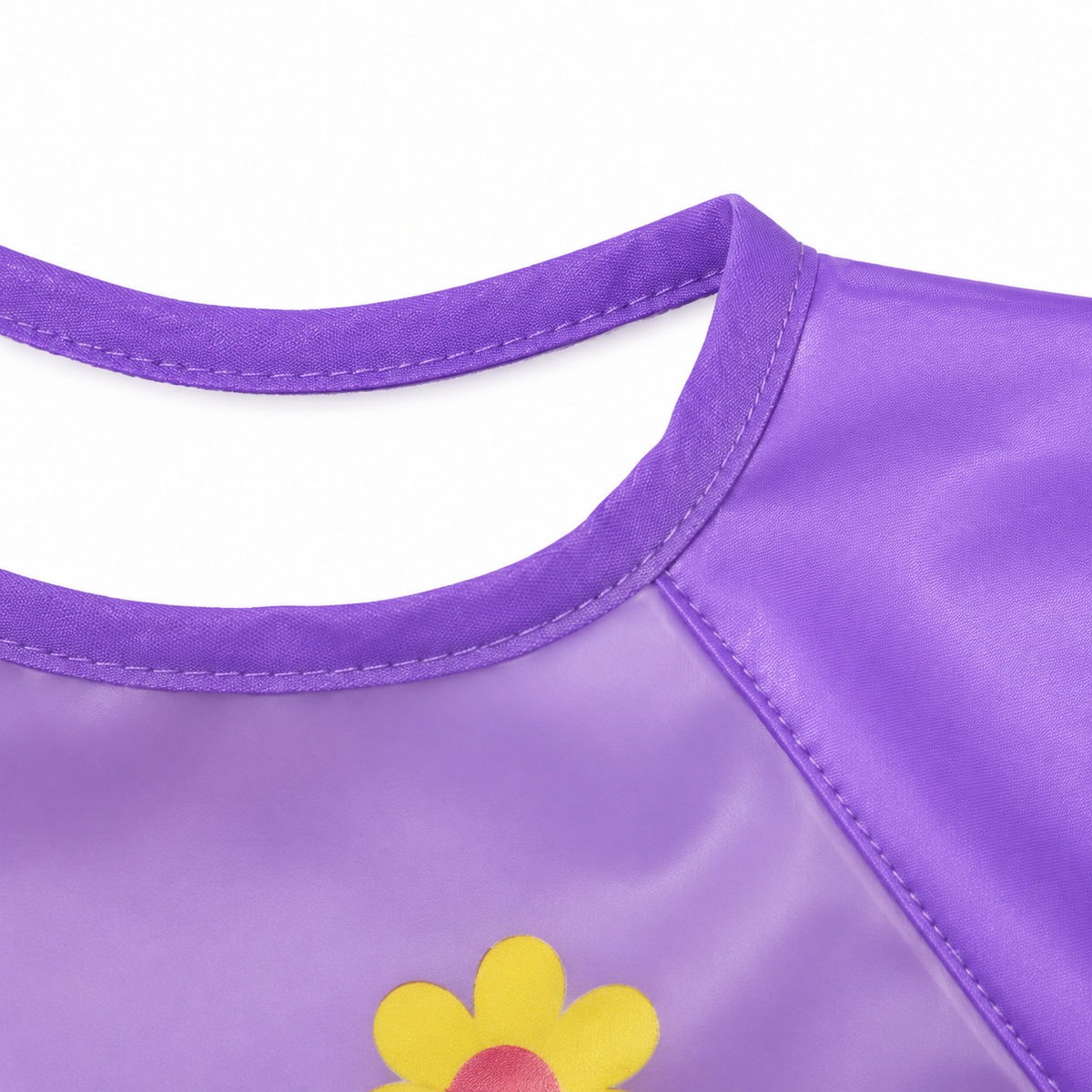 FULL SLEEVES WATERPROOF BABY BIB UNICORN PLASTIC APRON FOR FEEDING & ARTS