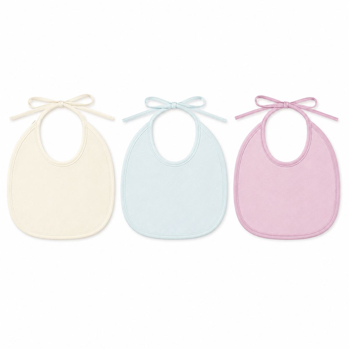 MEDIUM 3 PACK PREMIUM COTTON BABY BIBS HEART, GEOMETRIC & CAR THEM