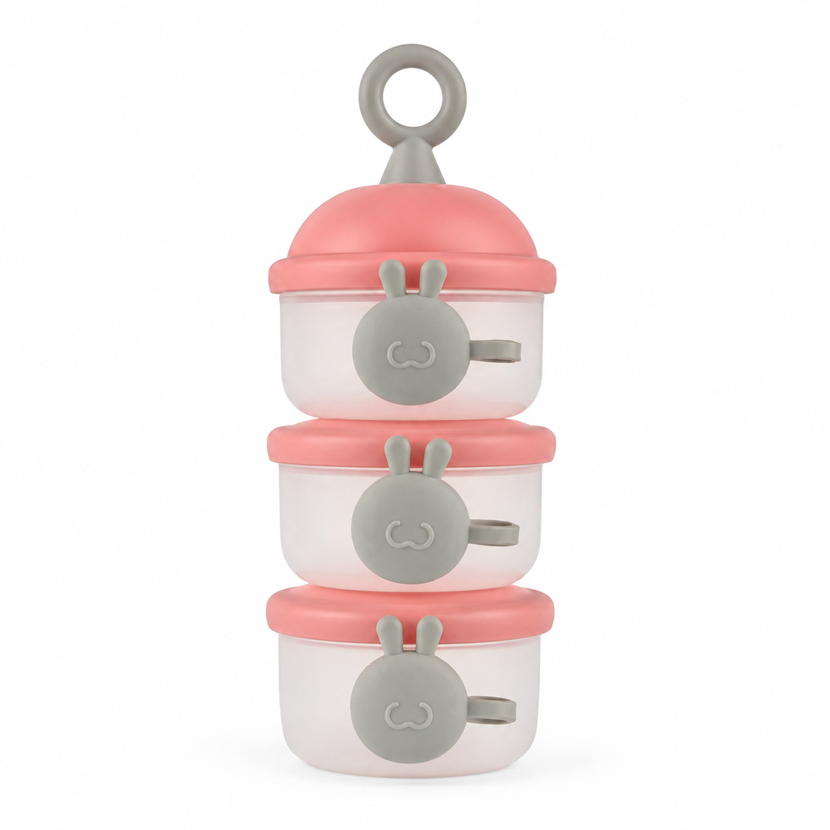 Baby Milk Container 3pcs Peach
