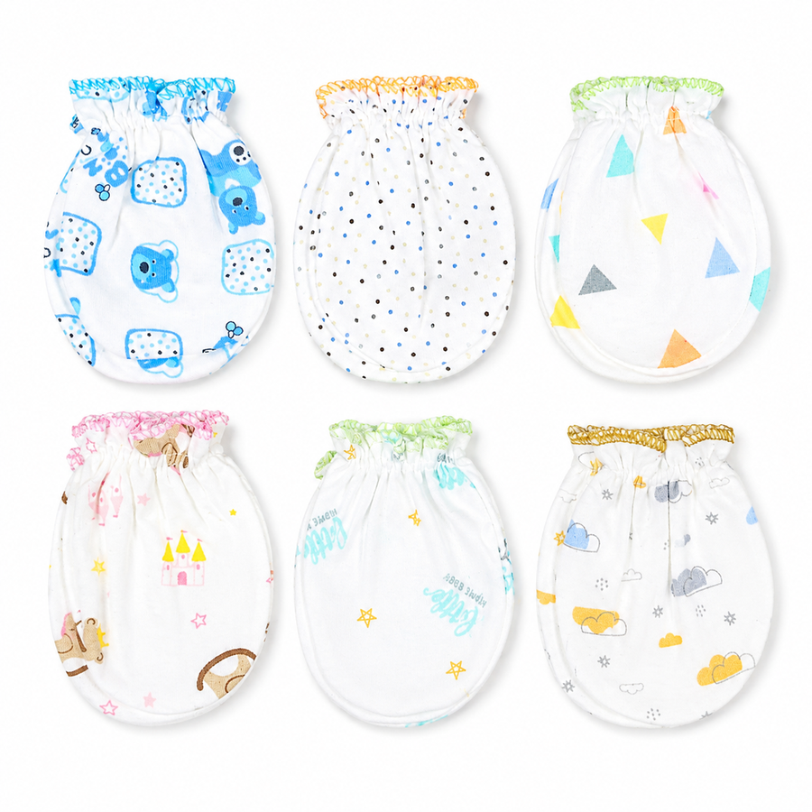 Baby Mittens 6pcs Pack Little Home
