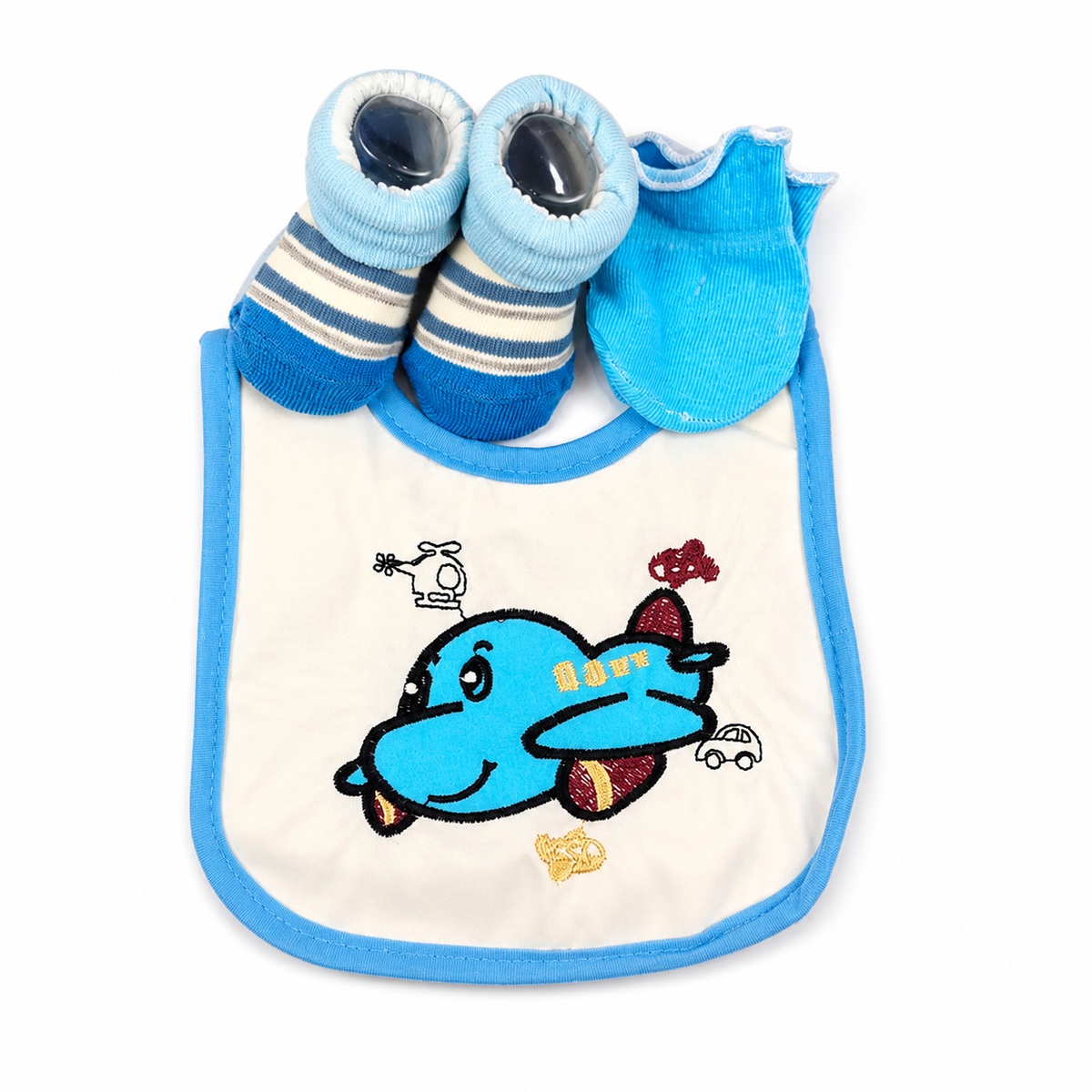 Baby Bib Set 3pcs Set Aeroplane Carters