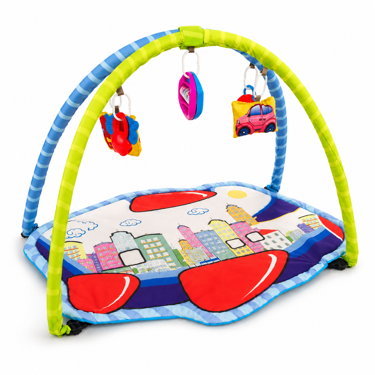 Baby Play Gym Aeroplane Blue