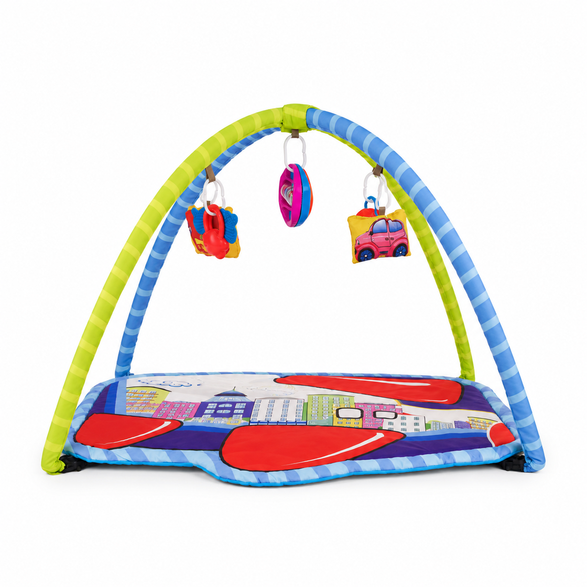 Baby Play Gym Aeroplane Blue