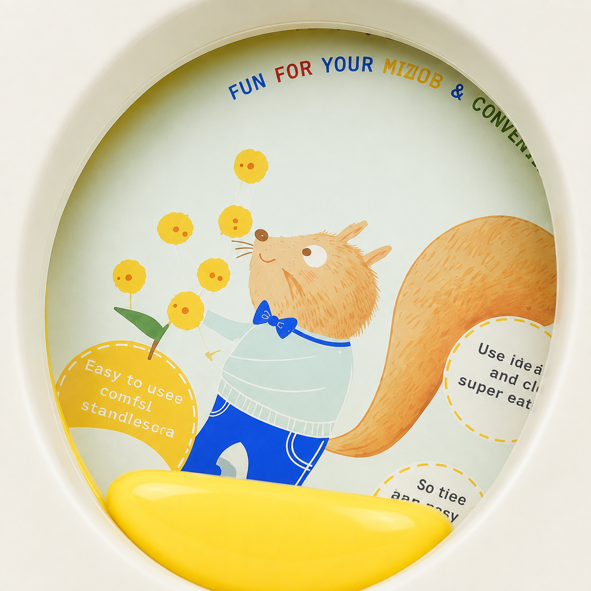 Make Baby Toilet Potty Set Yellow