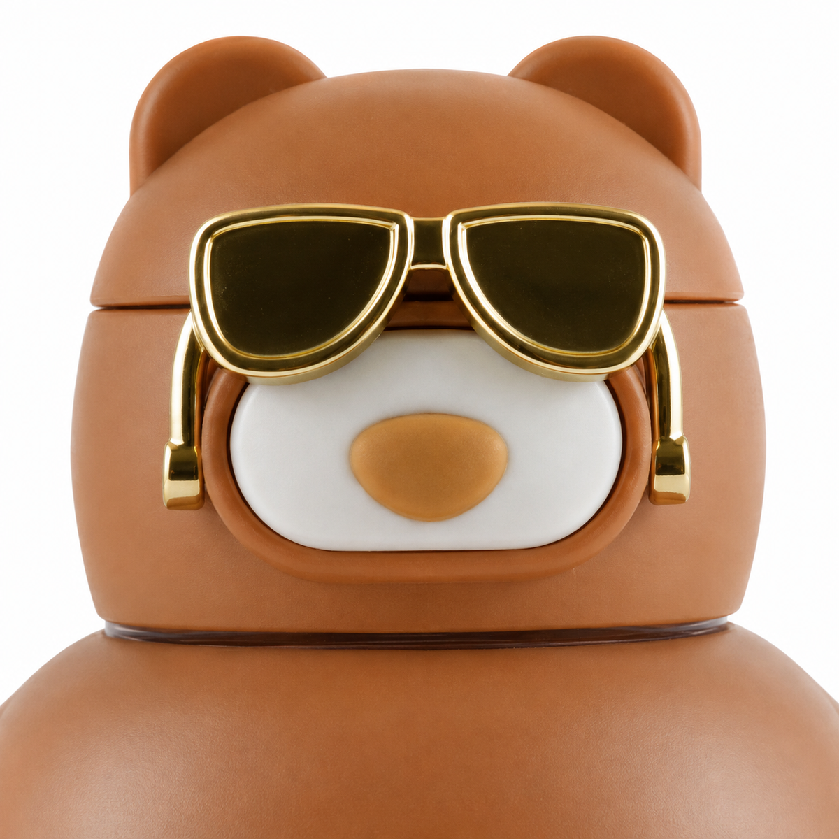 Weighted-Straw Baby Sipper, Brown Bear Glasses