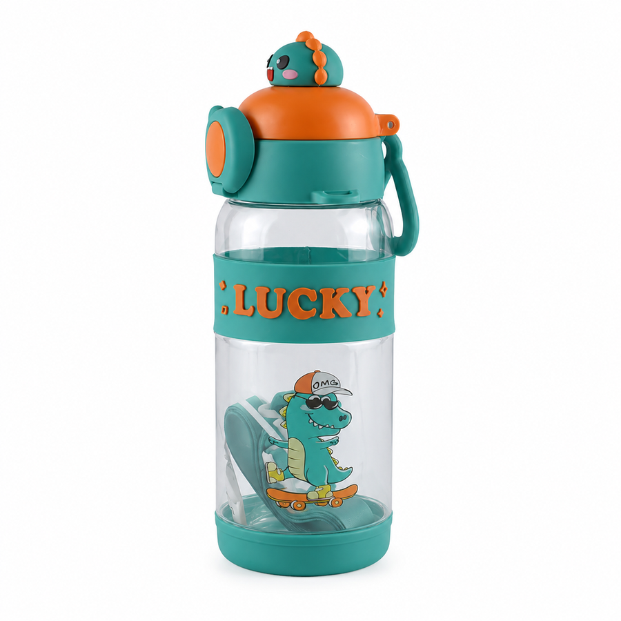 Baby Straw Sipper, Green Dinosaur