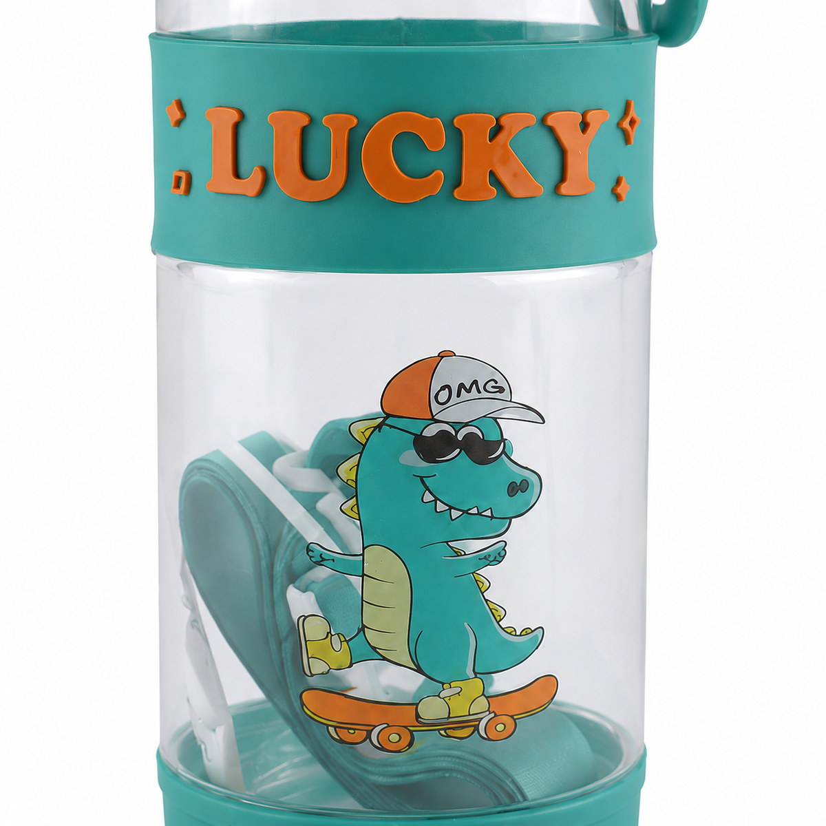 Baby Straw Sipper, Green Dinosaur
