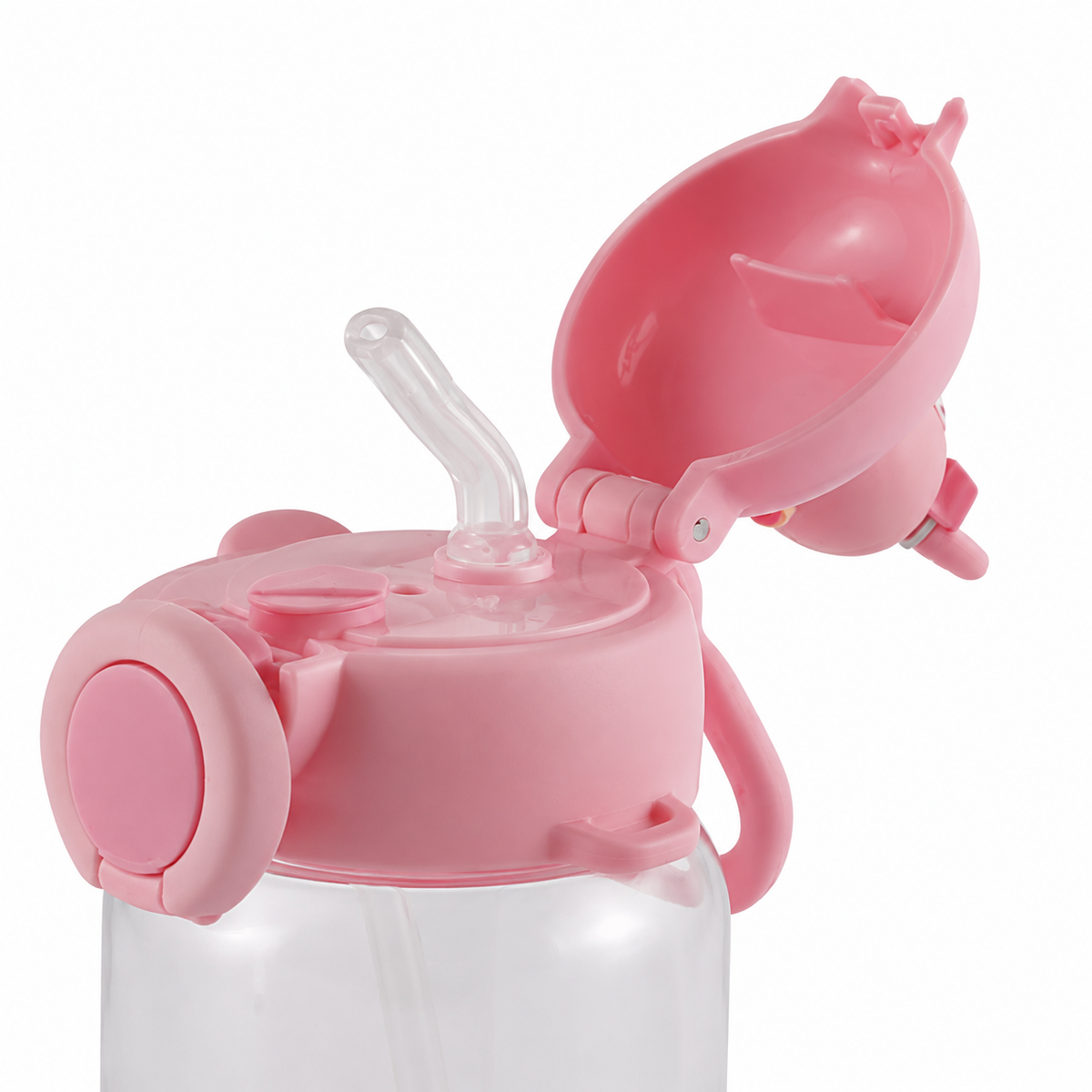 Baby Straw Sipper, Pink Labubu Design