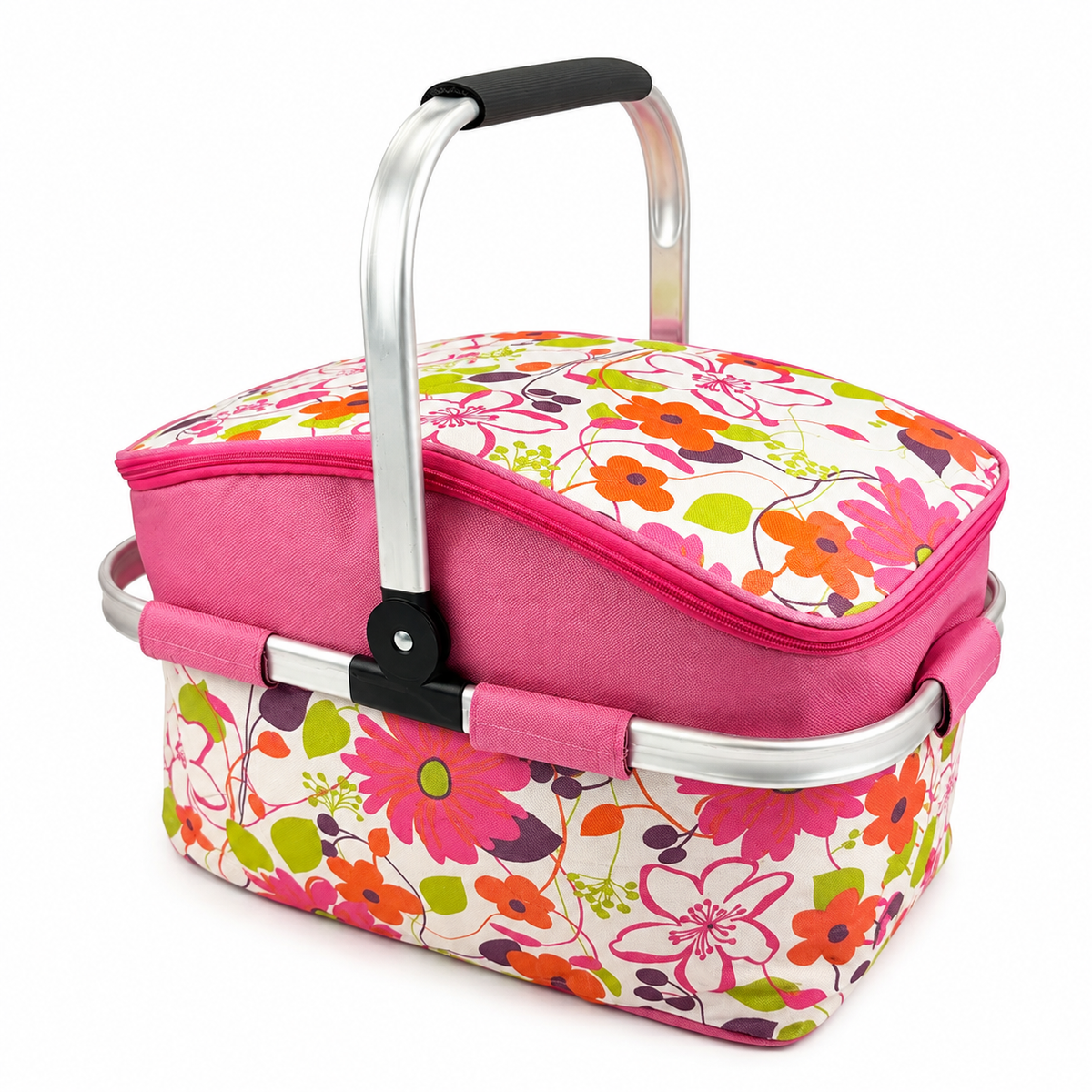 Baby Basket Steel Single Handle Pink