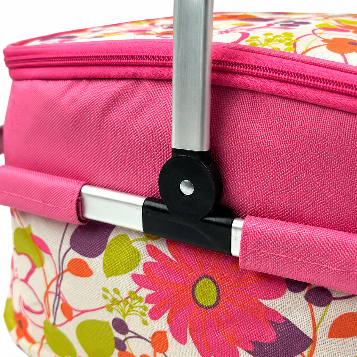 Baby Basket Steel Single Handle Pink
