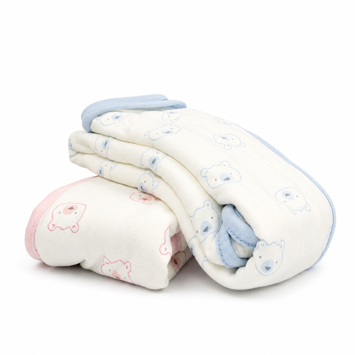 Carter’s Baby Wrapping Sheets 2-Pack, Bear Theme