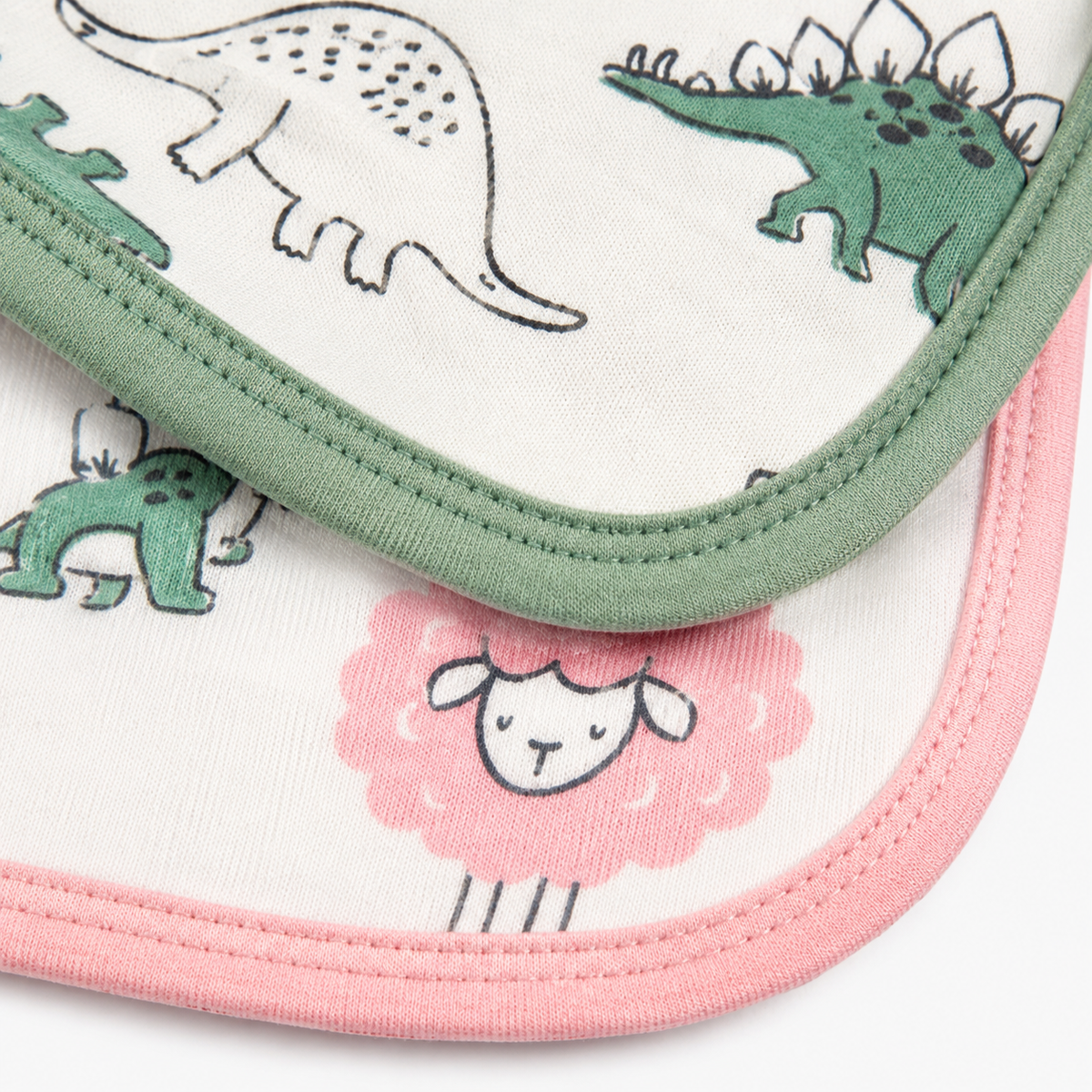 Carter’s Baby Wrapping Sheets 2-Pack, Dino & Sheep