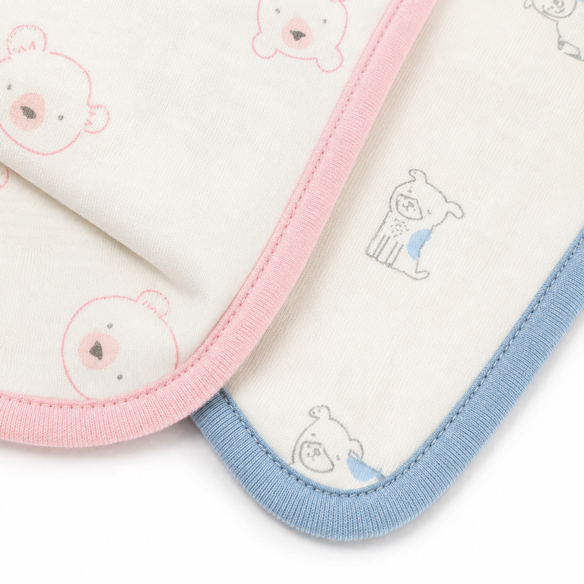Junior Baby Wrapping Sheets 2-Pack, Bear & Dog
