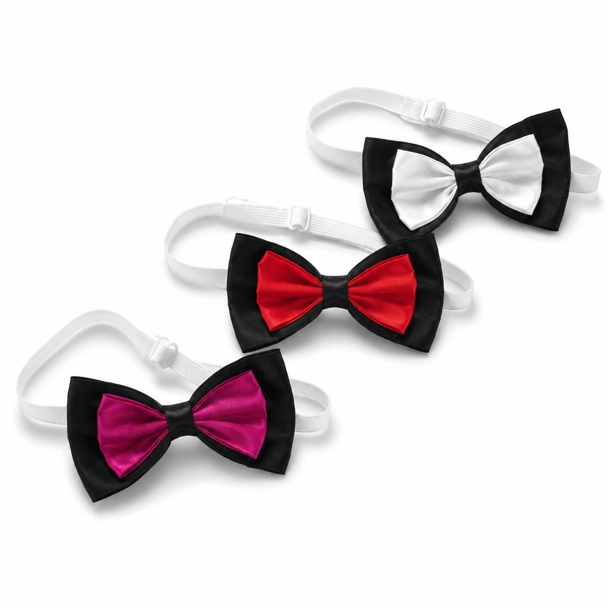 BABY TURKEY BOW PACK OF 4 MULTI COLOR