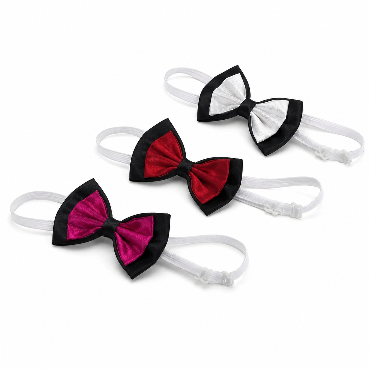 BABY TURKEY BOW PACK OF 4 MULTI COLOR