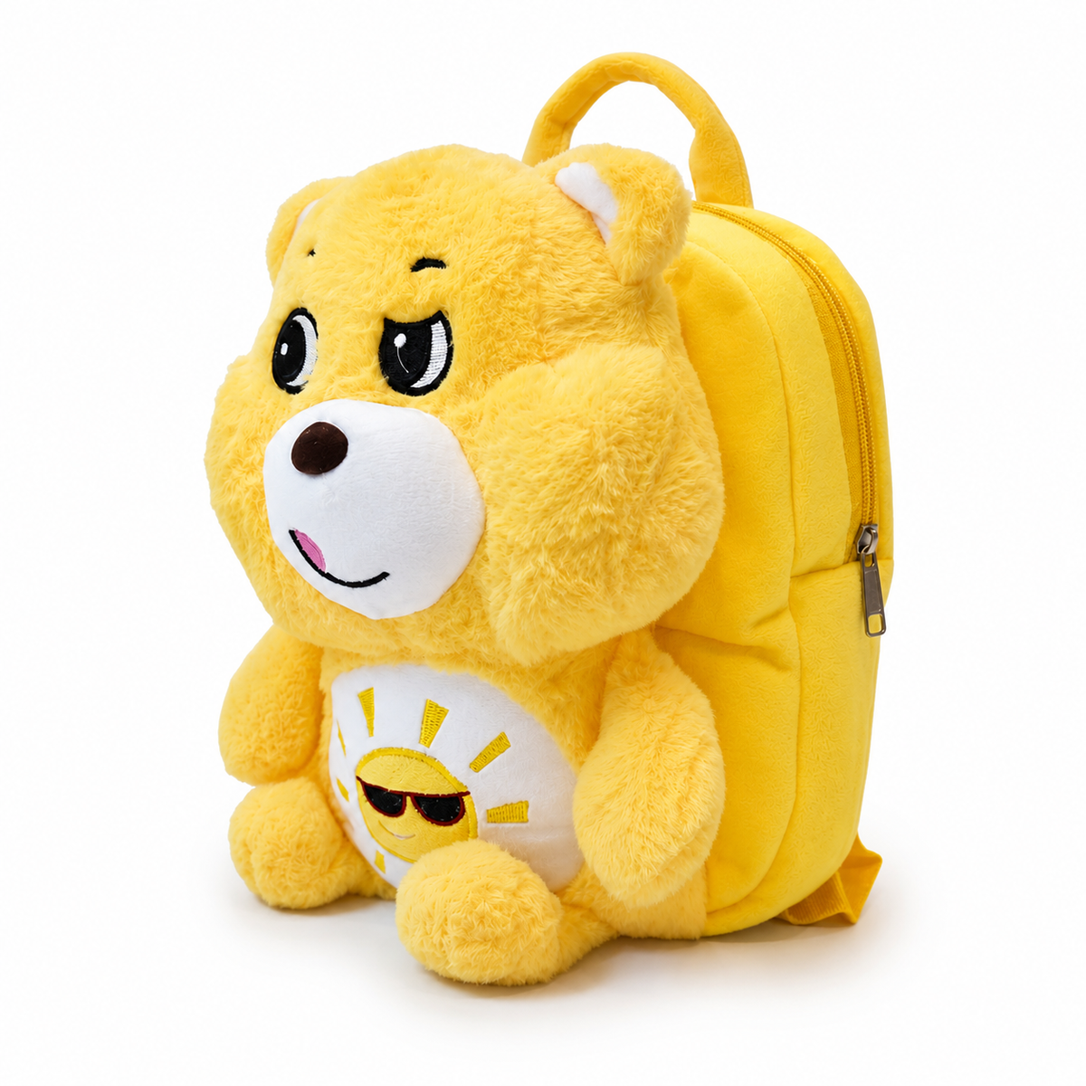 Baby School Bag Carebear Fur Yellow