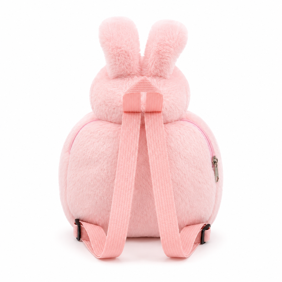 Baby School Bag Velvet Bear Pink