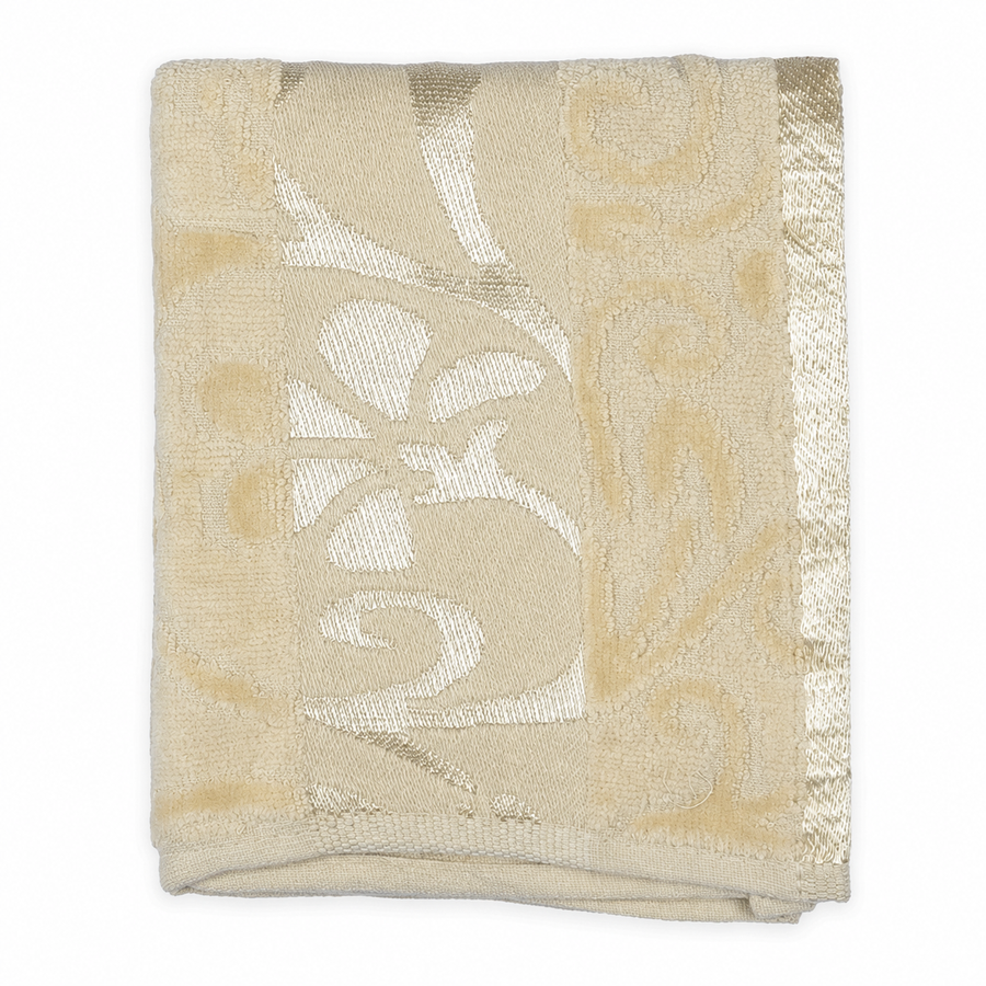 Printed Baby Bath Towel, Brown