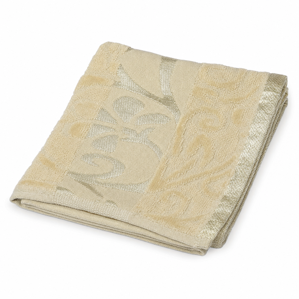 Printed Baby Bath Towel, Brown