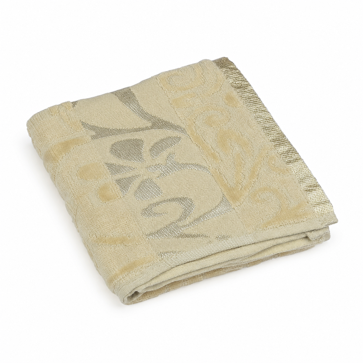 Printed Baby Bath Towel, Brown