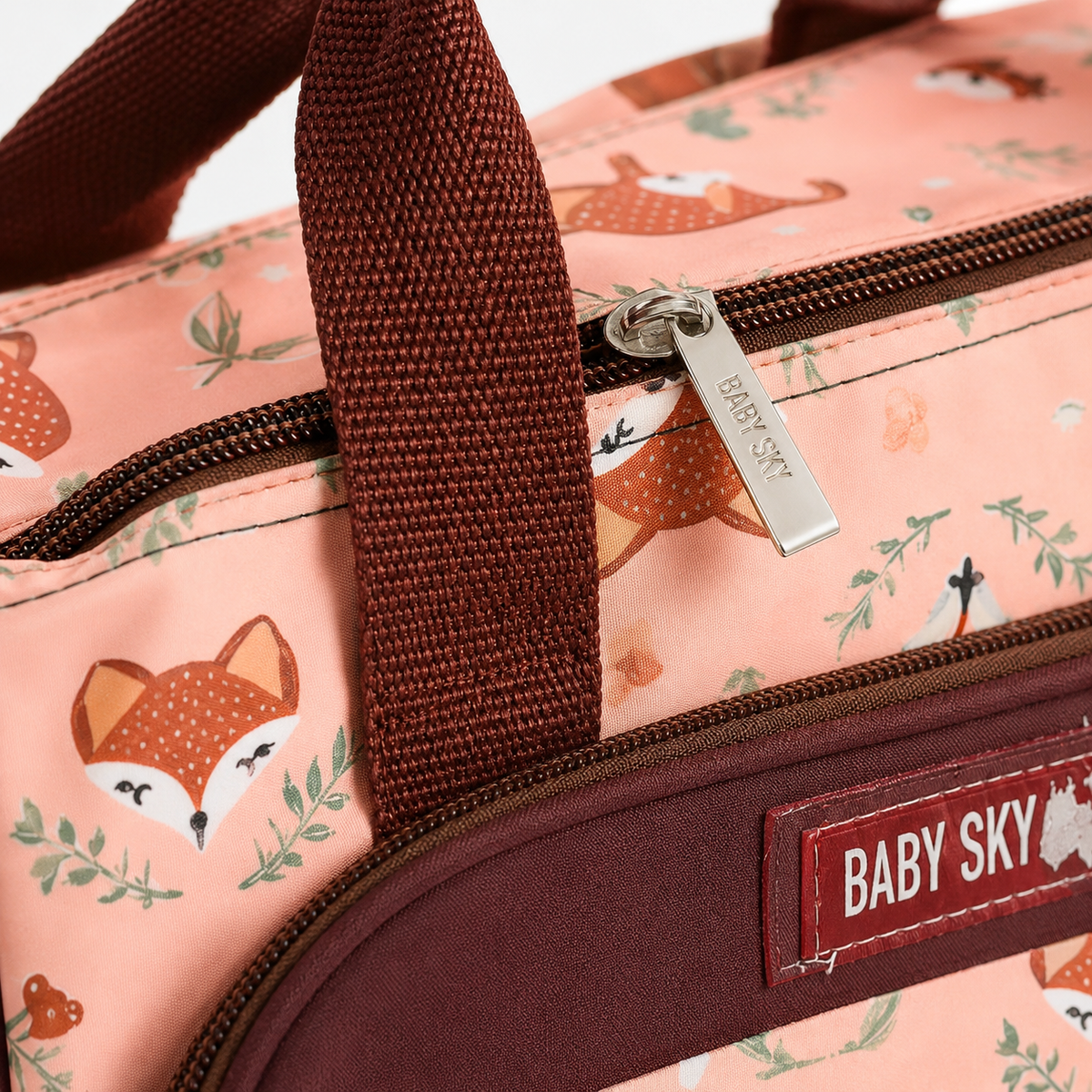 China Baby Bags Emb Brown
