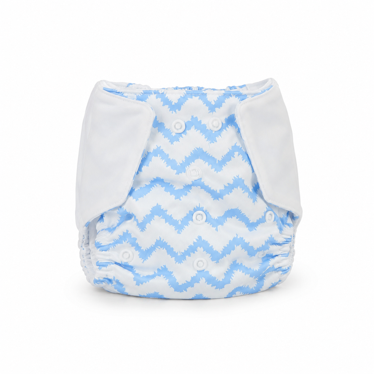 Baby Diaper Button Printed Blue