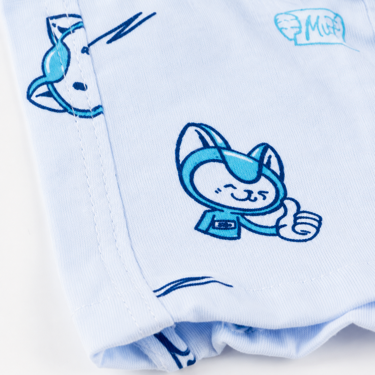 Unisex Happy Underwear Cat & Mix Print 3pcs Box