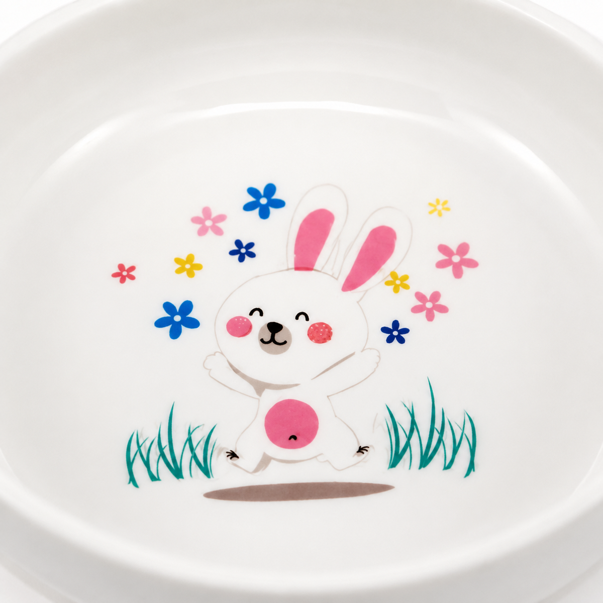 Pink Printed Baby Feeding Bowl Set