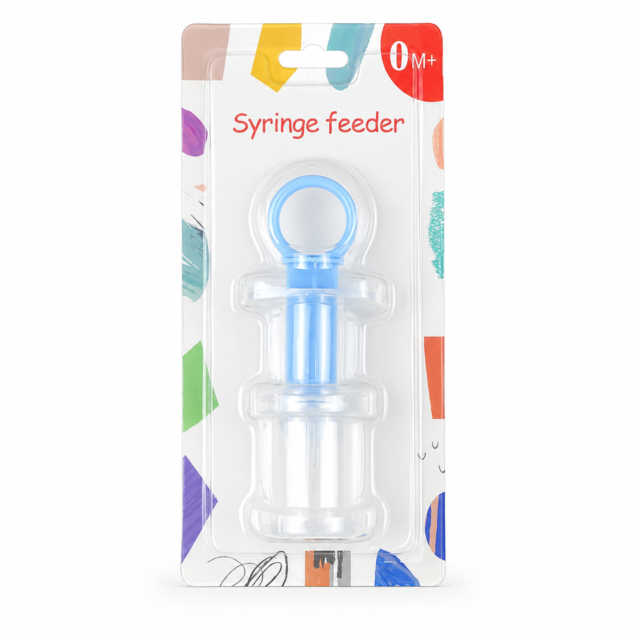 Baby Medicine Feeding Syringe Blue
