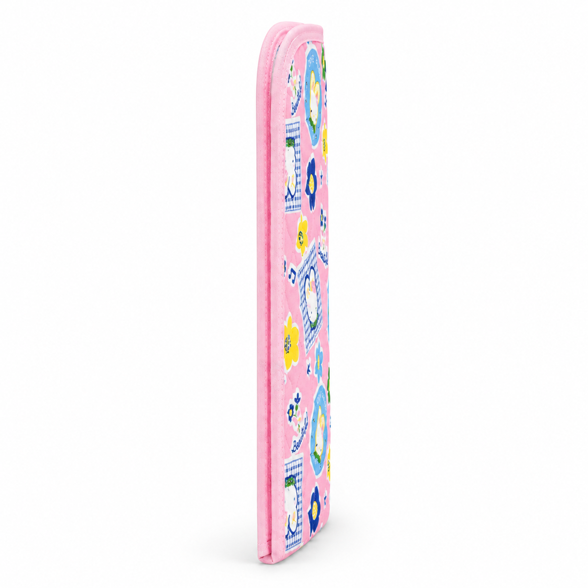 BABY CHANGING PLASTIC SHEET CUTE RABBIT PINK