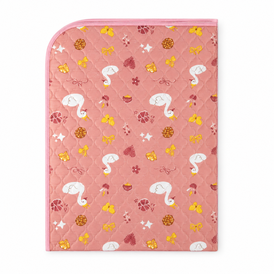 BABY CHANGING PLASTIC SHEET DUCK PINK XL