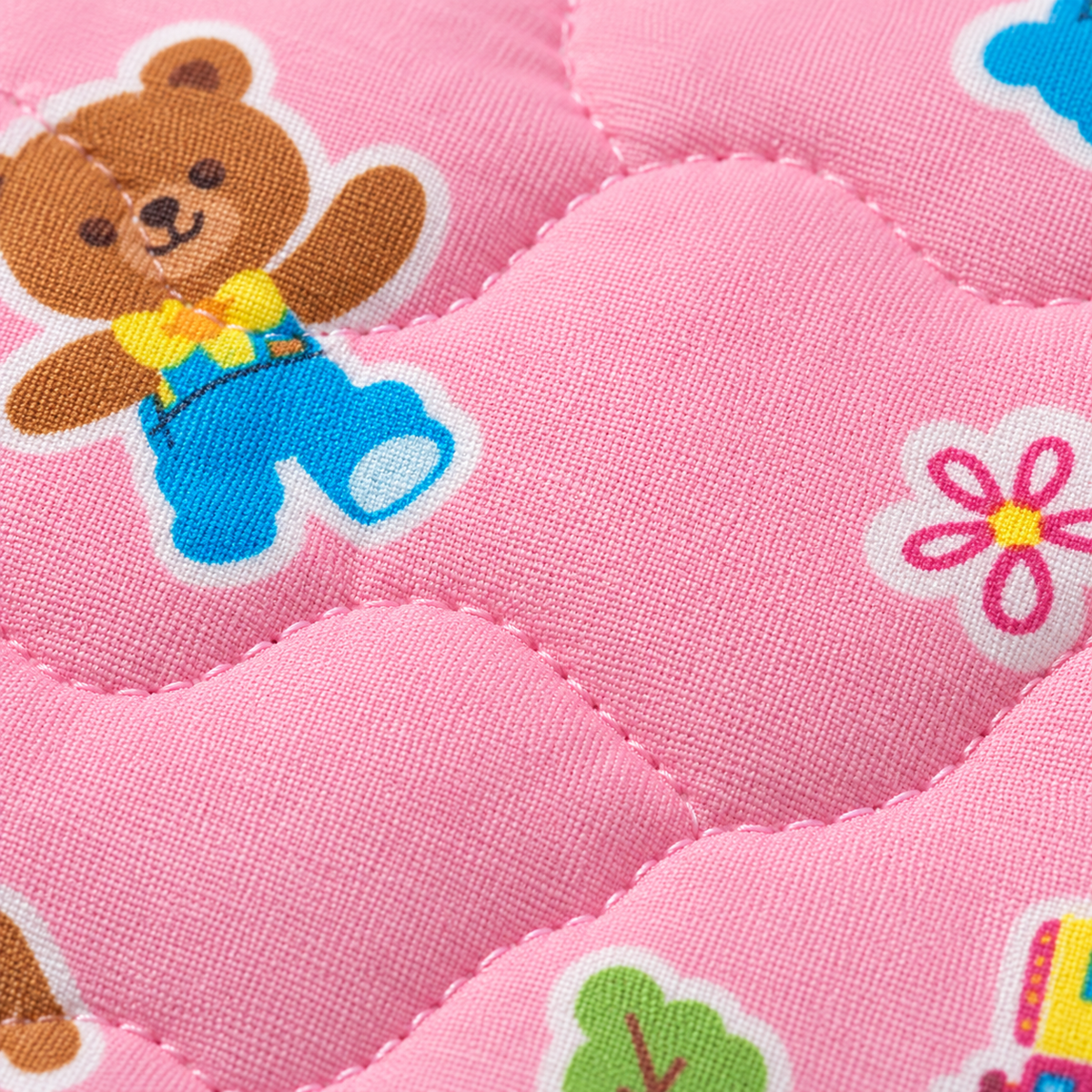 BABY CHANGING PLASTIC SHEET TRAIN PINK LARGE