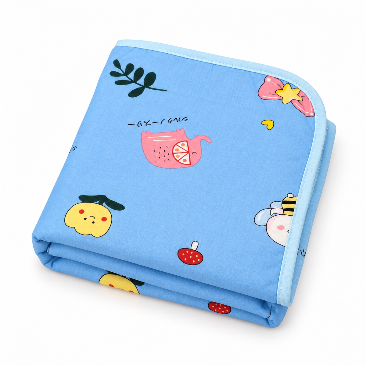 BABY CHANGING SHEET IMP COTTON BEE & ELEPHANT EDITION